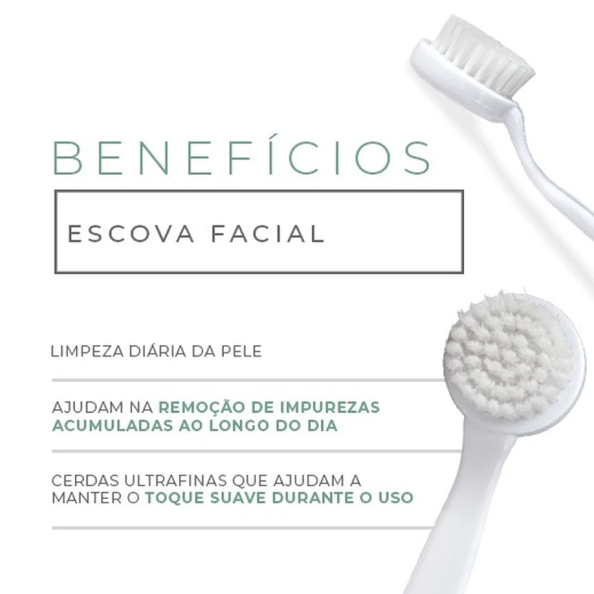 Escova Facial Massageadora